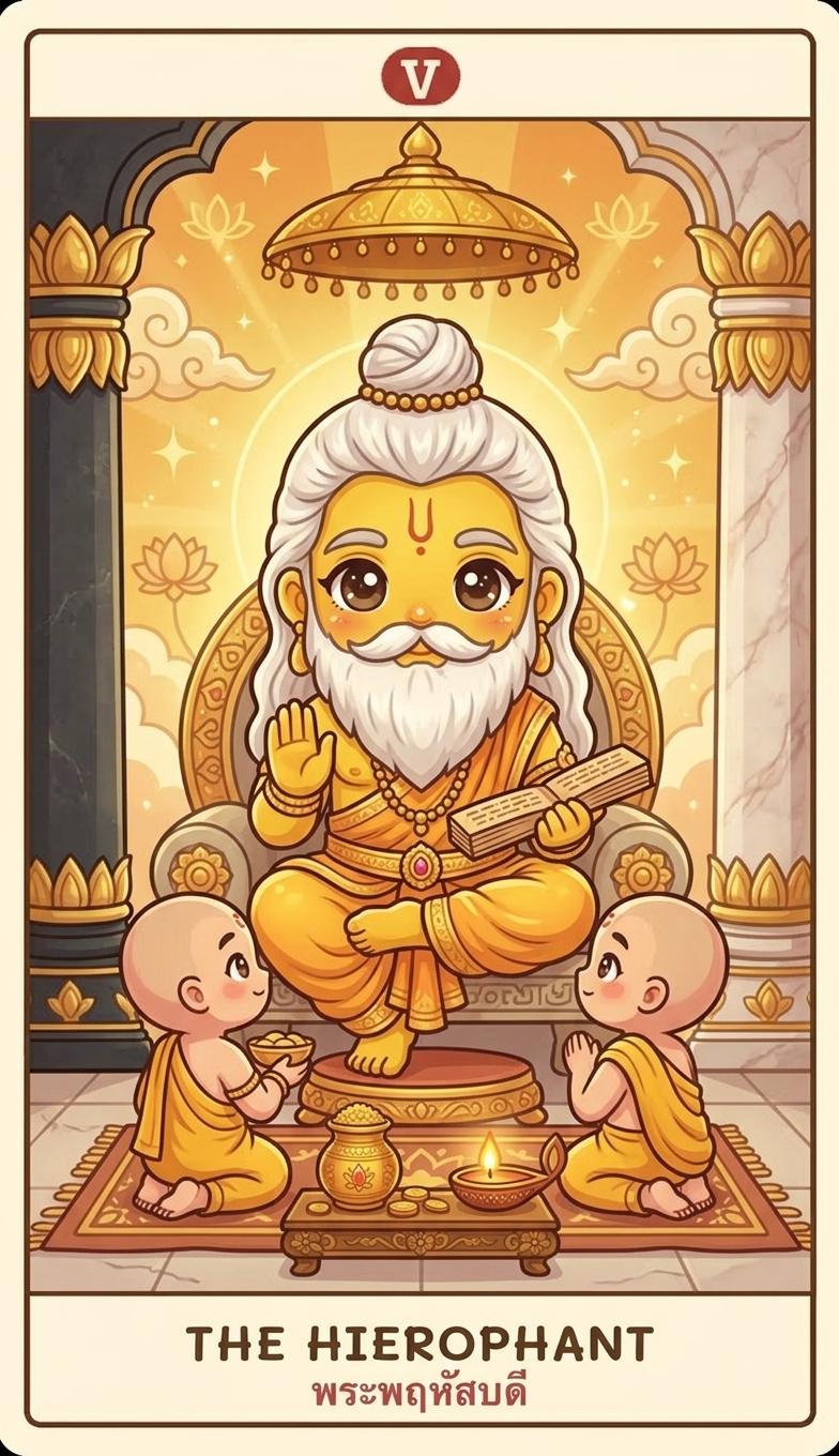 ผู้สอนธรรม (The Hierophant)